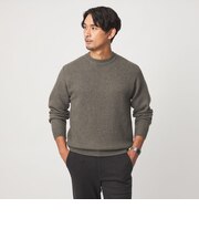 【WEB限定】JUST fit ミドルゲージ モックネック ニット
