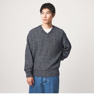 FINE BASIC シェットランドウール Vネック ニット