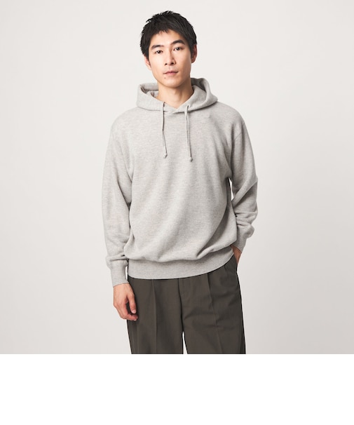 FINE BASIC スーパー 170s ウール フーディ パーカー