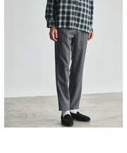 ウォッシャブル フラノ オックス ナロー ユーティリティパンツ  -ストレッチ-