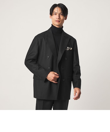GLR CLOTH フラノ ダブルブレスト 6B R/RG セットアップジャケット