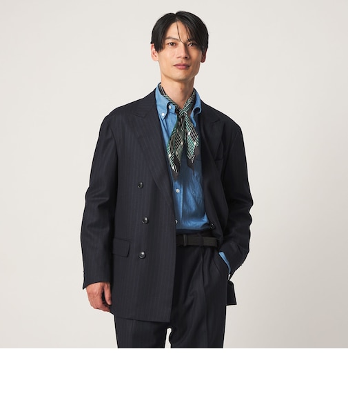 GLR CLOTH フラノ ダブルブレスト 6B R/RG セットアップジャケット