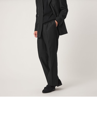 GLR CLOTH フラノ RLX/RG 2プリーツ スラックス セットアップパンツ