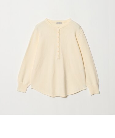 【WEB限定】<at ease>ヘンリーネック ニット プルオーバー