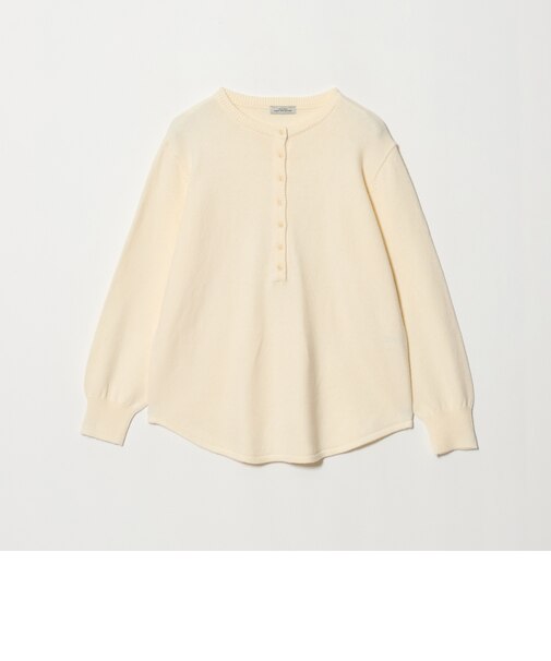 【WEB限定】<at ease>ヘンリーネック ニット プルオーバー