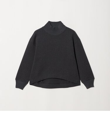 ［size SHORTあり］ダンボール リブ タートルネック プルオーバー