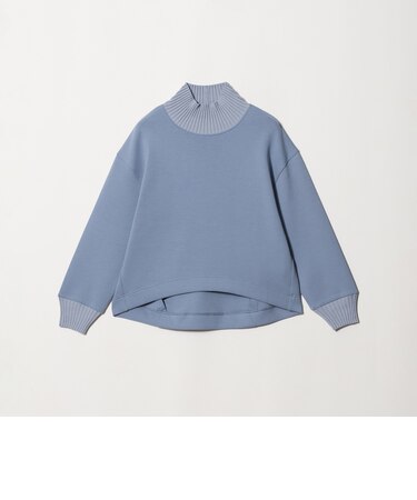 ［size SHORTあり］ダンボール リブ タートルネック プルオーバー