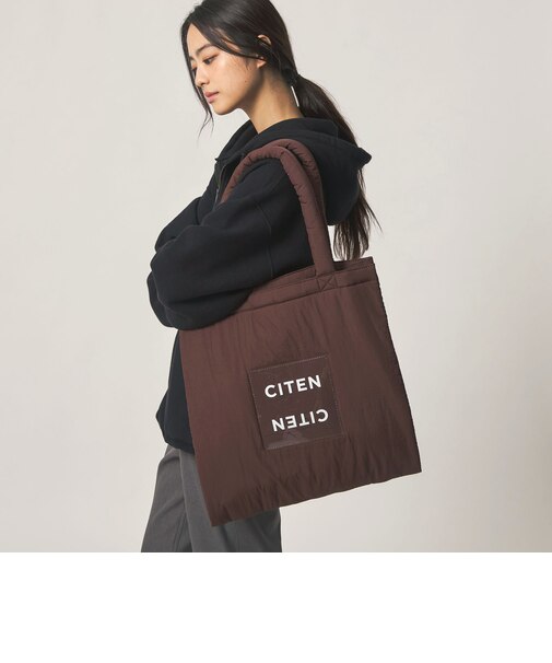 ＜CITEN＞パデッド クリア ロゴ トートバッグ