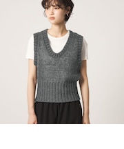 ＜CITEN＞シアーモヘヤライクニットベスト
