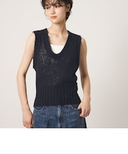 <CITEN>シアーモヘヤライクニットベスト