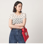 <CITEN>シアードットキャップスリーブトップ