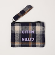 <CITEN>チェック柄ジップポーチ