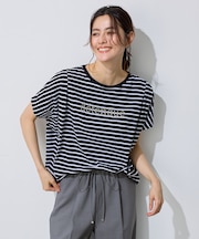 【新色追加/洗濯機可/接触冷感/UVケア】エニィファンクションフレンチスリーブTシャツ