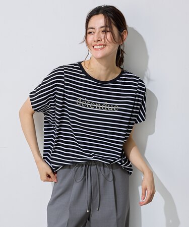 【新色追加/洗濯機可/接触冷感/UVケア】エニィファンクションフレンチスリーブTシャツ