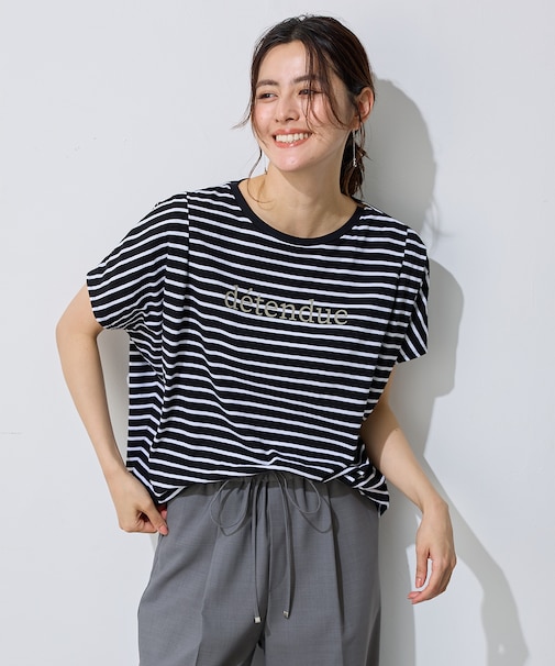 【新色追加/洗濯機可/接触冷感/UVケア】エニィファンクションフレンチスリーブTシャツ