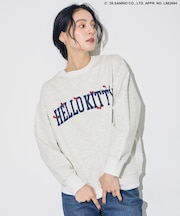 【ハローキティ×ANY】ロゴスウェット