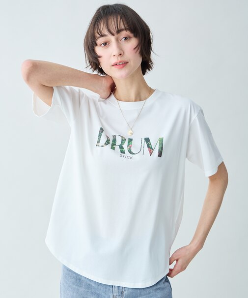 アソートロゴラウンドヘムTシャツ