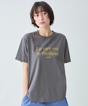 アソートロゴラウンドヘムTシャツ
