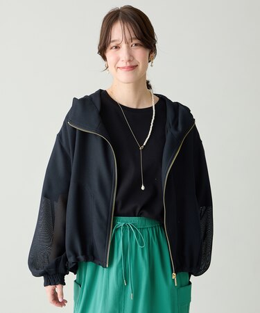メッシュブルゾン