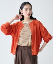 シアーワッフルカーディガン