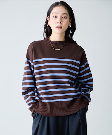 デイリーハイネックニット