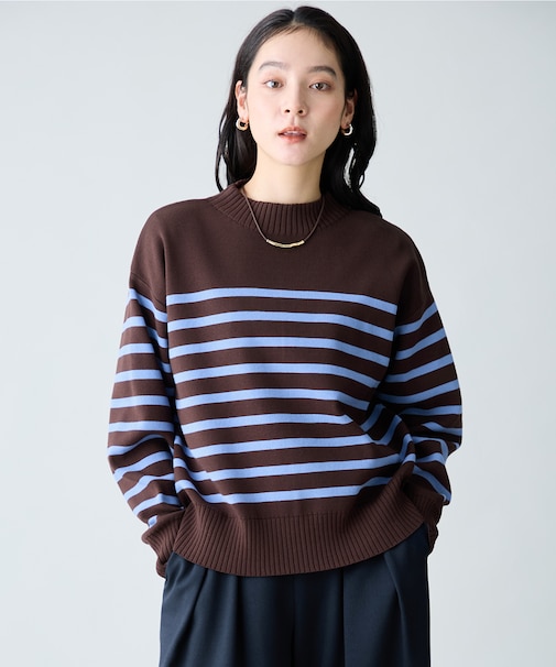 デイリーハイネックニット