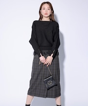 ビューティサーモ2WAYストレッチ ラップ スカート
