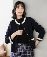 CICA加工 ニット ジャケット