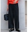 【CLASSY.2月号掲載/洗える】TRストレッチギャバ ワイドパンツ