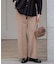 【CLASSY.2月号掲載/洗える】TRストレッチギャバ ワイドパンツ