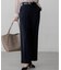 【VERY・CLASSY.・LEE掲載/セットアップ対応】トリアセダブルジョーゼット フルレングス パンツ