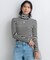 【Oggi1月号/CLASSY.11月号掲載】ウーステッドウール リブタートルネック ニット