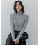 【Oggi1月号/CLASSY.11月号掲載】ウーステッドウール リブタートルネック ニット