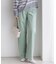 【洗える】23区DENIM ベルベットストレッチ ワイドパンツ
