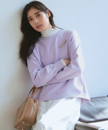 【WEB&一部店舗限定カラーあり/Oggi2月号掲載】カラー スウェット