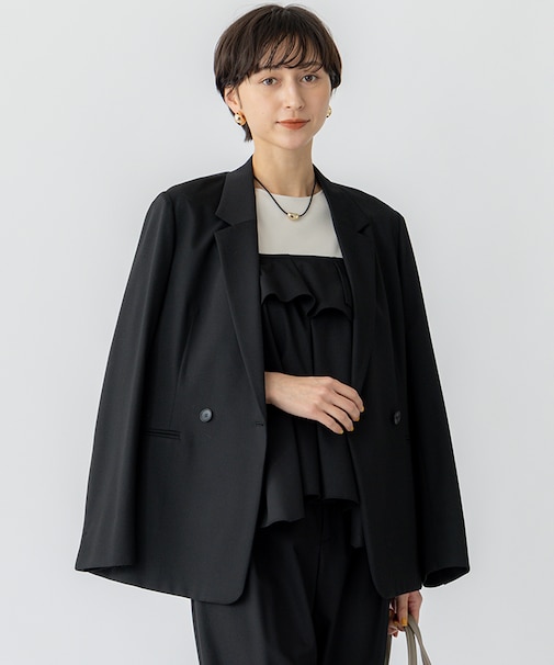 【Oggi3月号掲載/セットアップ対応】 ライトクロス ジャケット