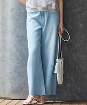 【SLOW/一部店舗限定】LIGHT DENIM バレルワイド パンツ