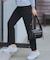 【セットアップ対応/洗える】2WAYストレッチツイル ドロスト パンツ