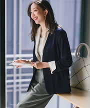 【セットアップ対応/洗える】2WAYストレッチツイル ジャケット