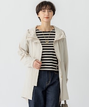 【撥水加工】ナイロン2WAYストレッチ フーデットアウター