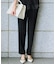 【Oggi・CLASSY.掲載】ストレッチジョーゼット テーパード パンツ