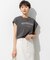 【接触冷感/洗える】BON-PRESAGE ロゴ フレンチスリーブ Tシャツ