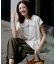 【接触冷感/洗える】BON-PRESAGE ロゴ フレンチスリーブ Tシャツ
