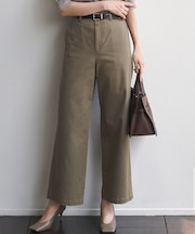 【Oggi掲載/WEB&一部店舗限定カラーあり】ストレッチギャバ チノ パンツ