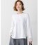 ナチュラルコットンベア レースレイヤード カットソー