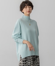 【見上愛さんコラボカラー/Oggi掲載】カシミヤブレンド ハイネック ニット