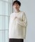 【見上愛さん着用/STORY・VERY掲載】ブラッシュドエアーウール ファンシーニット