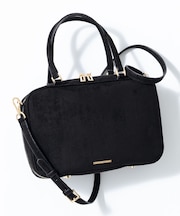 【WEB&一部店舗限定】スエード ボストン バッグ