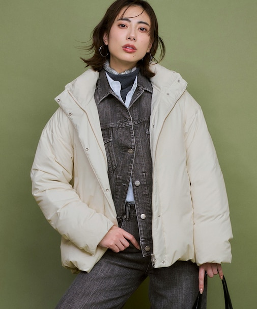 【WEB&一部店舗限定】ステッチレス フーデット ダウン