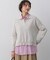コットンギマ スキッパー ニット